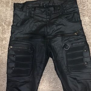 Rare Denim killer 7 pocket leather jeans